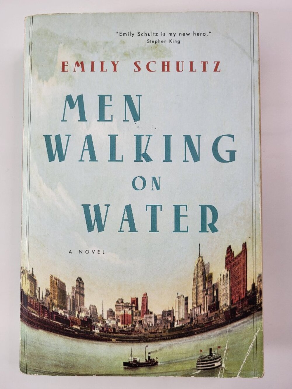 Men Walking on Water Paperback Book 2017 Emily Schultz Literary Fiction Novel